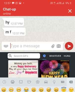 Chat up - Whatsapp