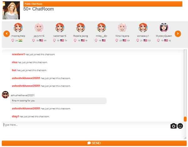 DixyTalk chat area